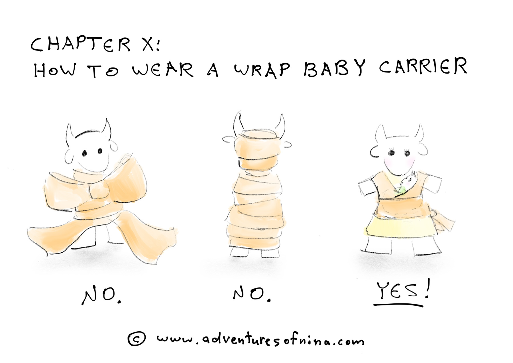 wrap baby carrier